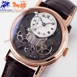 Orologio Meccanico Automatico di Lusso da Uomo Bre-guet, Marca di Moda di Alta Gamma, Qualità Superiore, Doppio Tourbillon Romano, Impermeabile, Modello 8821 BV - Product Image 2