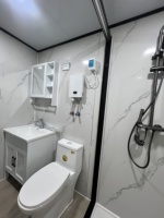 Maison extensible à double aile de 20 pieds, fabriquée en usine, avec une surface solide de 37 mètres carrés, certifiée CE