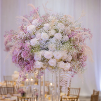 Schleierkraut-Blumenkugel Tischdekoration 70 cm Gypsophila Hochzeitsdekoration 40cm Schleierkraut-Blumenkugel für Hochzeitstisch-Deko