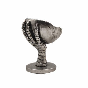 Estatuilla <span class=keywords><strong>de</strong></span> resina sentado <span class=keywords><strong>muerte</strong></span> portavelas estatua ornamento gótico negro parca figura - Product Image 5