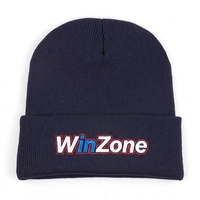 Chapeau tricoté Hip Hop avec Logo personnalisé, pour homme, bonnet en tricot, côtelé, chaud, couleur unie, bleu marine, nouvelle collection 2020