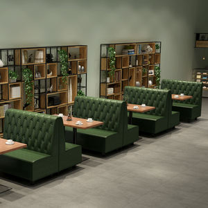 Set di sedie da tavolo da Bar e caffè retrò occidentale divano Casual da parete per tè e Dessert-in legno per ristoranti da tè - Product Image 3