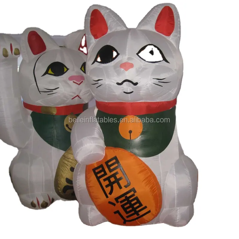 Supply Oxford cloth Advertising inflatable cartoon inflatable lucky cat