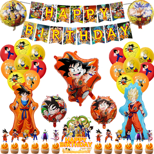 Artículos de Fiesta de <span class=keywords><strong>Cumpleaños</strong></span> de <span class=keywords><strong>Dragon</strong></span> <span class=keywords><strong>Ball</strong></span>, Decoración con Globos de Aluminio, Fondo, Adorno para Pastel, Pancarta, Decoración, Regalos para Niños y Bebés - Product Image 1