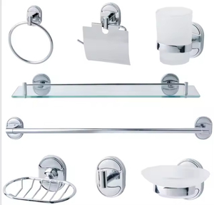 Precio bajo de fábrica, accesorios de baño completos baratos, juego de accesorios de baño de acero inoxidable, 6 piezas - Product Image 5