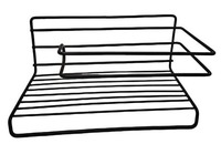 Étagère de rangement métallique compacte sans boulons ni rivets pour articles divers - Offre Spéciale