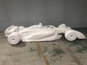 Modèle de voiture de course de simulation <span class=keywords><strong>1</strong></span>:<span class=keywords><strong>1</strong></span>, sculpture, version de collection pour le marché européen, artisanat en résine peinte à la main, décoration Fx - Product Image 3