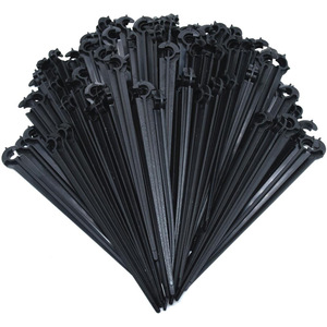 DaringFish 47 Support de fixation au sol capillaire en plastique durable en forme de C pour accessoires <span class=keywords><strong>d</strong></span>'étagère à outils de jardin - Product Image 1