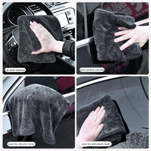 1200gsm Micro Fiber Pile Detailing Towel <strong>Microfiber</strong> <strong>Cloth</strong> Fabric Wash Car Cleaning <strong>Cloth</strong> 1200 Gsm Twisted Loop <strong>Microfiber</strong> Towel - Product Image 4