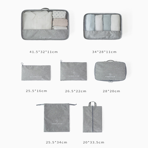 Thiết Lập của 6 Nén Đóng Gói Cubes Du Lịch Hành Lý Organizer Cho Vali Tổ Chức Cho Quần Áo Túi Cho Du Lịch Phụ Kiện - Product Image 2