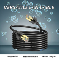 Kabel Patch Cord SFTP Cat6 Cat6A Cat7 Cat8 Indoor Outdoor 10M 20M 25M 30M 50M Kabel Jaringan LAN Ethernet Kabel Komunikasi