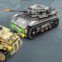 Juegos de bloques de construcción de plástico personalizables, gránulos pequeños/grandes, juguetes de construcción a escala 1:72 para niños, supervivencia, temática de guerra