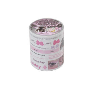 1 rollo de cinta para <span class=keywords><strong>escuchar</strong></span> la serie Spring de patrones coreanos, manual para teléfono móvil, tarjeta trasera, Collage decorativo - Product Image 5