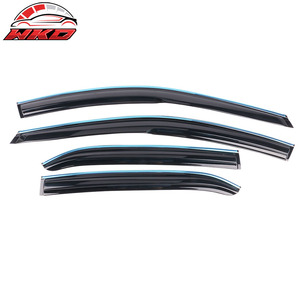 Visera para Ventana de Toyota Camry 18-24, Protector Solar y de Lluvia Mugen con Acabado Cromado - Product Image 1