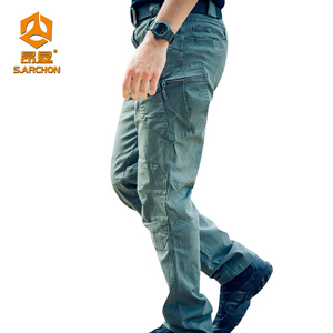 Migliori pantaloni mobili tattici grigio Ix7 Patalon Homme Cargo Avec Poche - Product Image 6