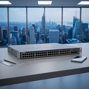 Commutateur d'entreprise original EX2300-24P, 24 ports 10/100/1000BASE-T PoE+, 4 x 1/10GbE SFP/SFP+, commutateur réseau - Product Image 1