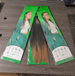 Échantillon Gratuit 300G 60 pouces 4X Tissage Simple EZ Cheveux Synthétiques à Tresser en Gros Extensions de Cheveux pour Tresses Africaines - Product Image 2