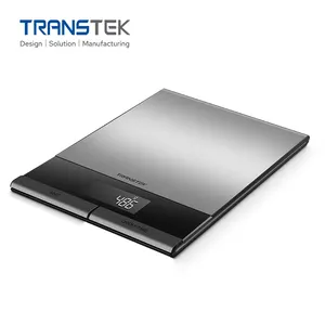 TRANSTEK Household Personal Electronic Diet Cooking Weight Measuring Weighing Balance 5kg Stainless Steel Digital Food Scale