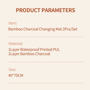 Happy <span class=keywords><strong>Flute</strong></span> Impression Personnalisée Bambou Bébé Couche Matelas À Langer Étanche Lavable Matelas À Langer Nappy Pad - Product Image 3