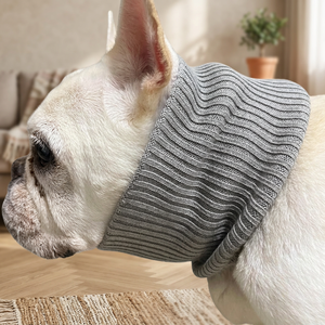 Adjustable soft custom ecofriendly rPET oyster shell anti odor dog scarf - Product Image 1