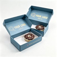 Boîtes d'emballage alimentaire en carton blanc écologiques de luxe personnalisées pour sushis, beignets, pâtisseries, gâteaux, biscuits, tartes aux œufs