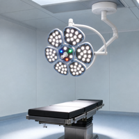 Lampe chirurgicale LED 160000 Lux, lampe d'opération sans ombre, 72 LED, six pétales, montage au plafond