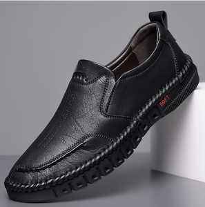 Nuove Scarpe Casual in Pelle con Suola Morbida Traspirante, Slip-On da Uomo, Scarpe Casual Basse in Pelle - Product Image 2