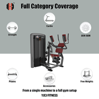 Machine de musculation abdominale professionnelle en acier, à charge sélective, certifiée CE, pour usage commercial, vente en gros