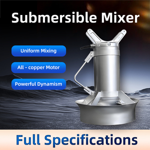 Duurzame onderwateragitator QJB0.37/6-220/3-980S voor slibtanks, rioolwaterzuivering en afvalwatercirculatie - Product Image 3