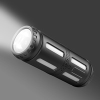 Haut-parleurs extérieurs étanches HS IPX5 à dents bleues avec lampe de poche Lampe de table Haut-parleur sans fil pour vélo, lumière LED Randonnée Camping