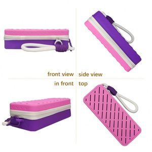 Estuche de Silicona Personalizable para Gafas de Natación con Cierre, de Secado Rápido, Portátil y Simple, para Viajes y Playa - Product Image 2