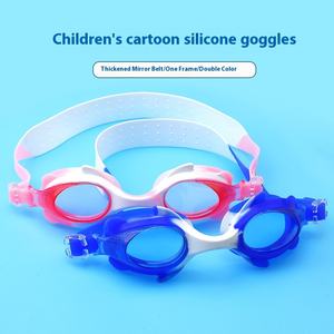 कारखाने थोक HD एंटी-फॉग सिलिकॉन स्विमिंग गॉगल पुरुषों की महिलाओं और बच्चों के लिए सुंदर कार्टून मछली डिजाइन - Product Image 4