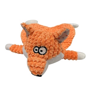 Durable Squeaky Interactive Dog Chew Toy Fox Elephant Crocodile Animal Shape Ringing Paper <b>Plush</b> Toy for Pet <b>Cats</b> and Dogs - Product Image 3