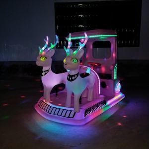 Voiture de collision pour enfants, double, neuve, avec fonction de synchronisation musicale et télécommande, pour parcs d'attractions, centres commerciaux et stands de jeux - Product Image 3