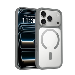 Funda Transparente Antiamarilleo <span class=keywords><strong>de</strong></span> 2mm para iPhone 17 Pro Max 18 Pro, Carcasa Magnética Antigolpes <span class=keywords><strong>de</strong></span> TPU y PC, Protector <span class=keywords><strong>de</strong></span> Teléfono - Product Image 4