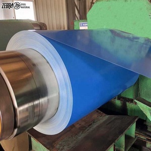 Màu xanh màu tráng cuộn tấm thép cuộn prepainted cuộn dây thép mạ kẽm cuộn dây màu tráng ppgi ppgl thép cuộn - Product Image 3