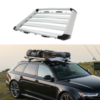 Porte-bagages de toit universel en alliage d'aluminium pour SUV avec panier en acier montable sur le toit ou sur l'attelage Modèle Hilux