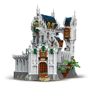 Mork Building Blocks Medieval Castle Street View Assembling Bricks Educational Toy