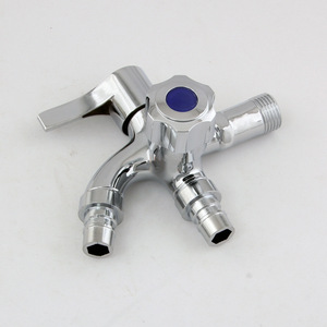 Grifo de lavadora Crane Crown de doble salida, entrada de 20 mm, operación manual para electrodomésticos de lavandería - Product Image 4