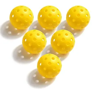 USAPA Pickleball Factory Balles de pickleball d'extérieur en plastique durable 26 trous 40 trous Pickleball