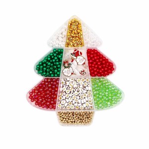 Set de Accesorios para Pulseras Navideñas DIY, Cuentas Sueltas Acrílicas para Manualidades - Product Image 4