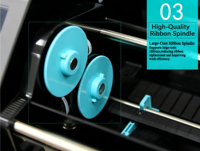 Printer Label Transfer Termal 600 Dpi Lebar Maksimal 105.6mm Stok Stiker Pengiriman & Perekat untuk G6000