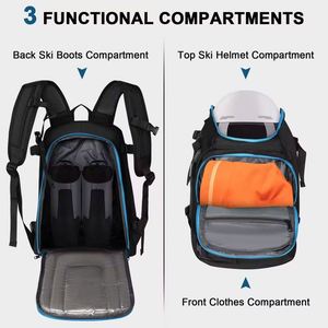 Sac à dos imperméable 50L pour ski, grande capacité, respirant, pour bottes de ski, échantillon gratuit - Product Image 4