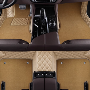 Tappetini Auto in Pelle a Doppio Strato Durevoli Accessori Interni per <span class=keywords><strong>Mercedes</strong></span> Benz <span class=keywords><strong>Classe</strong></span> <span class=keywords><strong>E</strong></span> W110, W114/W115 W123W124W210 W211W212W213 - Product Image 1