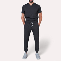 Vêtements médicaux unisexes Bestin Medic Jogger Scrubs Uniforms Sets en tissu sergé polyester élasthanne, vêtements médicaux à séchage rapide, chirurgicaux