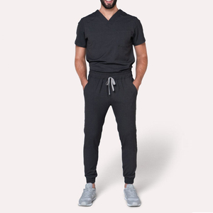 Vêtements médicaux unisexes Bestin Medic Jogger Scrubs Uniforms Sets en tissu sergé polyester élasthanne, vêtements médicaux à séchage rapide, chirurgicaux - Product Image 2