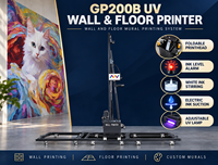 Imprimante pour l'art mural et les graphiques au sol avec lampe UV réglable pour l'impression murale et au sol