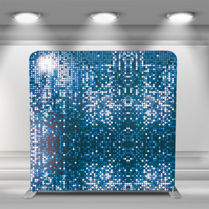 Funda de almohada de tensión, 8x8 telón de fondo de tensión de tela, soporte plegable para fotomatón - Product Image 4