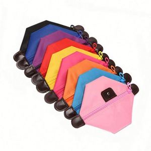 Sac cosmétique pliable imperméable personnalisé à bas prix avec logo, couleur bonbon, trousse de toilette, pochette de maquillage pour les voyages - Product Image 1