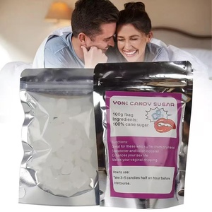 XINHEYU 100g Yoni Candy Gommage au sucre sans œstrogène, sans parabène, 100% naturel, soin <span class=keywords><strong>intime</strong></span> féminin, hydratant vaginal, plaisir - Product Image 1
